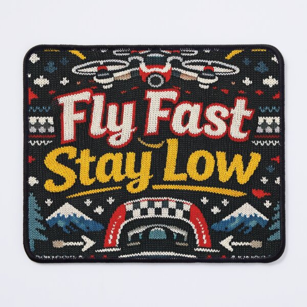 Item preview, Fly Fast Stay Low Drone Racing Knitting Pattern FPV designed and sold by Mauswohn.
