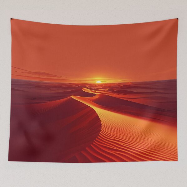 Item preview, Sunlit Desert Sand Waves Landscape designed and sold by Christian Weiss.
