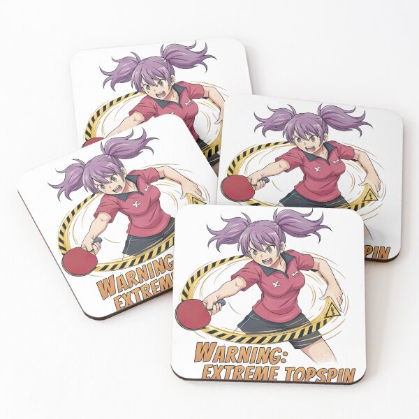 Item preview, Funny Anime Table Tennis T-Shirt - Extreme Topspin Ping Pong Warning designed and sold by OhMyPingCo.