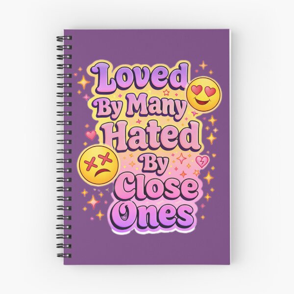 Item preview, Loved By Many Hated By Close Ones – Funny Relatable Quote Sticker designed and sold by JG-DigitalArts.