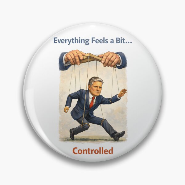 Item preview, Whos Pulling the Strings Political Puppet Satire Illustration. designed and sold by The-T-In-Retro.