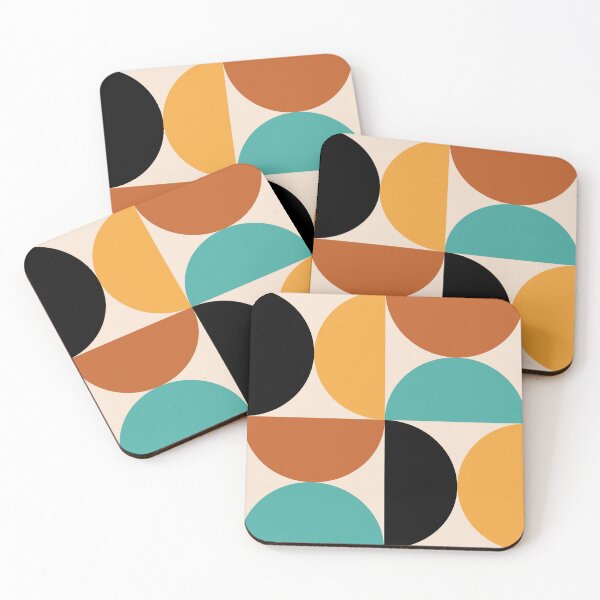 Item preview, Bold Bauhaus Mid Century Multicolor 7 designed and sold by colourpoems.