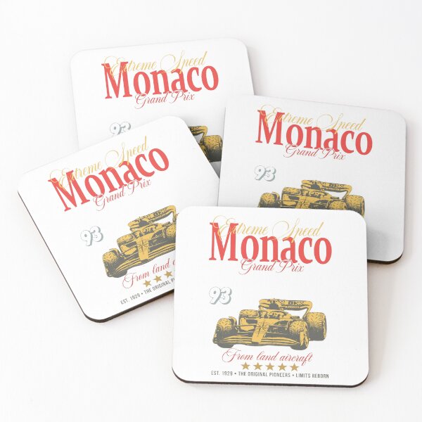 Item preview, Retro Monaco Racing — Vintage Grand Prix Speed Illustration designed and sold by Colorful-Garden.