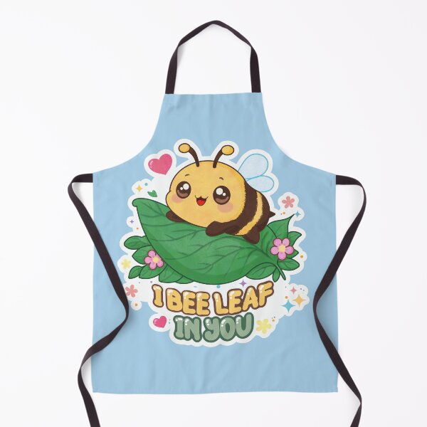 Item preview, I Bee-Leaf in You – Cute Kawaii Bee Illustration designed and sold by KerMels Glücks Werkstatt.