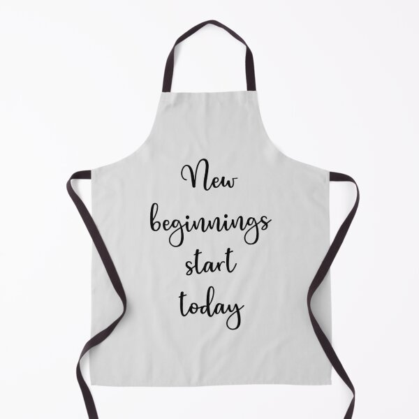 Item preview, Motivational Quote New Beginnings Start Today Inspirational Text Design designed and sold by neomadesigns.