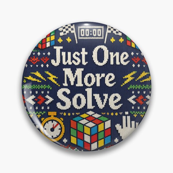 Item preview, Just One More Solve Magic Cube Speedcubing Knitting Pattern designed and sold by Mauswohn.