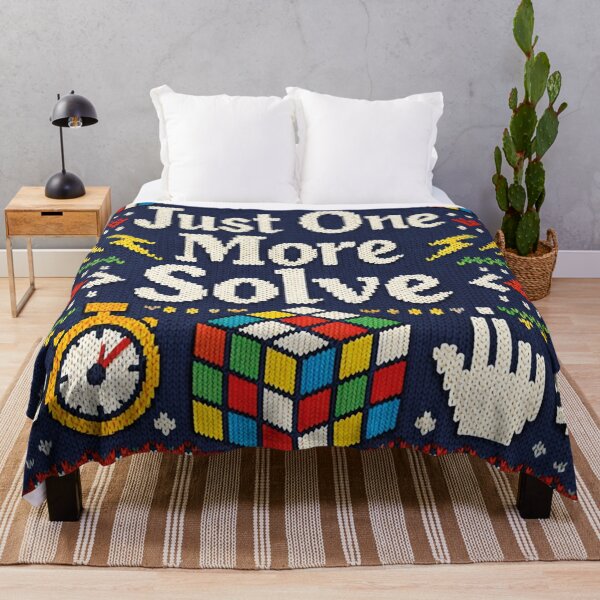 Item preview, Just One More Solve Magic Cube Speedcubing Knitting Pattern designed and sold by Mauswohn.