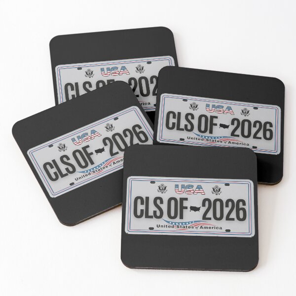 Item preview, Class of 2026 – USA License Plate Style Graduation Design with American Flag designed and sold by GFamilyC.
