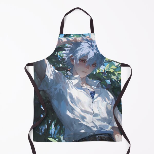 Item preview, Kaworu Nagisa Neon Genesis Evangelion Sunlit Serenity Under Leaves designed and sold by 108Recordings.