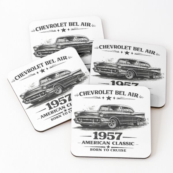 Item preview, 1957 Vintage American Classic – Retro Car Illustration designed and sold by SergeyDigital.