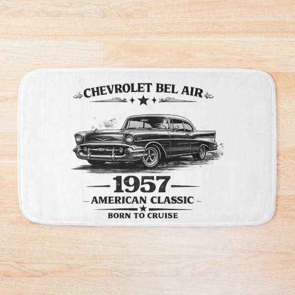 Item preview, 1957 Vintage American Classic – Retro Car Illustration designed and sold by SergeyDigital.