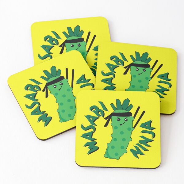 Item preview, Wasabi Japanese Food Ninja Character designed and sold by HotHibiscus.