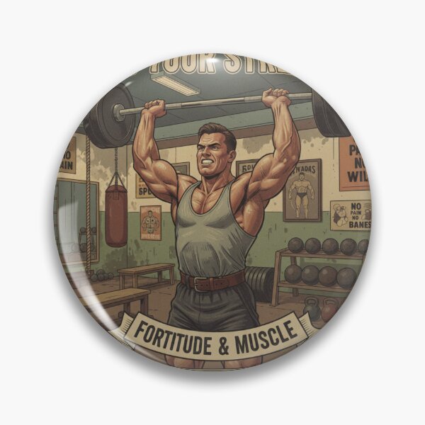 Item preview, Earn Your Strength. Old School. designed and sold by MaciejErdon.
