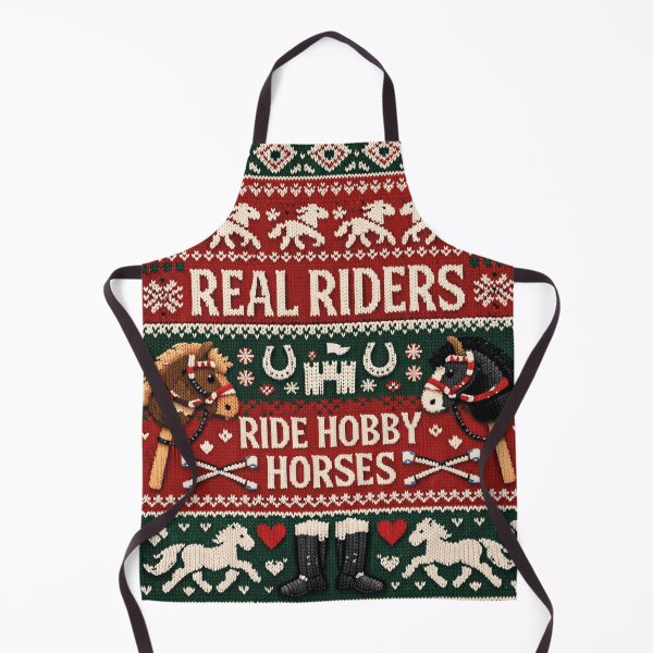 Item preview, Real Riders Hobby Horses Riding Knitting Pattern designed and sold by Mauswohn.