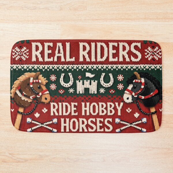 Item preview, Real Riders Hobby Horses Riding Knitting Pattern designed and sold by Mauswohn.