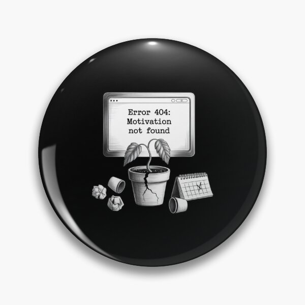 Item preview, Error 404: Motivation Not Found. designed and sold by mirciashop.
