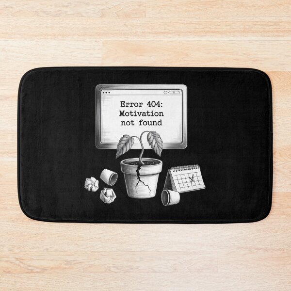 Item preview, Error 404: Motivation Not Found. designed and sold by mirciashop.