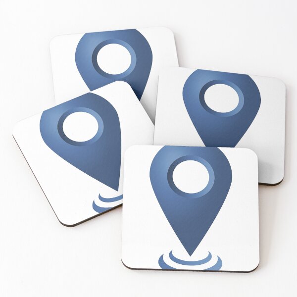Item preview, Modern Location Pin GPS T-Shirt Design  designed and sold by Vervella.