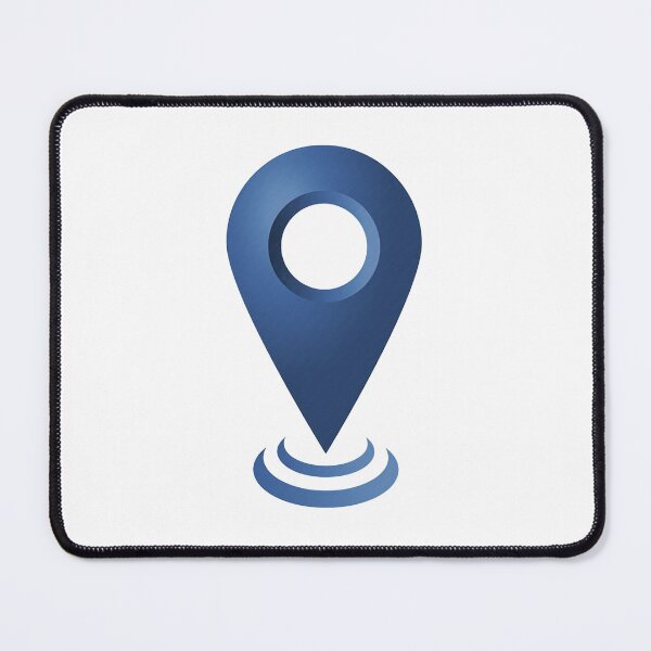 Item preview, Modern Location Pin GPS T-Shirt Design designed and sold by Vervella.
