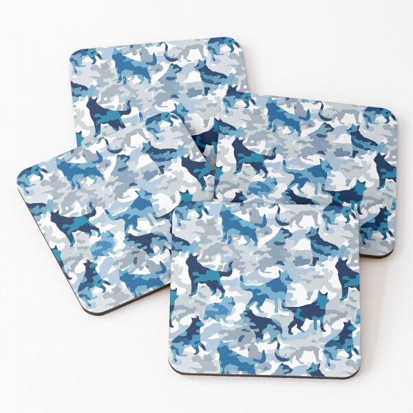 Item preview, Minimalistic Wild Dog Camouflage  - Valentine Gifts For Him designed and sold by RoyalStarsPatts.