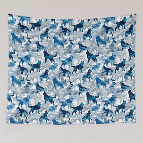 Item preview, Minimalistic Wild Dog Camouflage  - Valentine Gifts For Him designed and sold by RoyalStarsPatts.