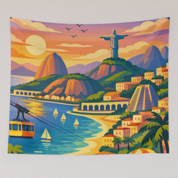 Item preview, Rio de Janeiro Travel Poster designed and sold by MatthewHeights.