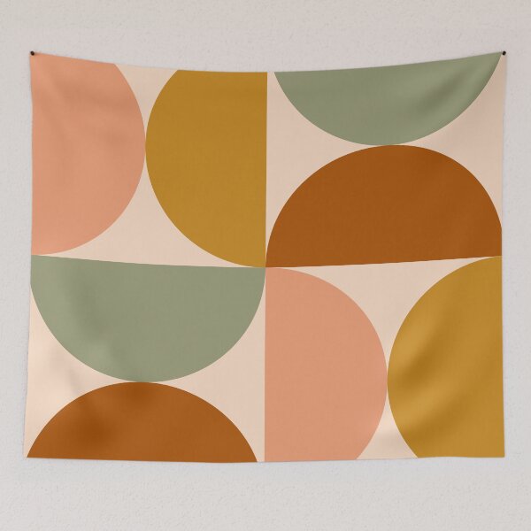 Item preview, Bold Bauhaus Mid Century Multicolor 10 designed and sold by colourpoems.