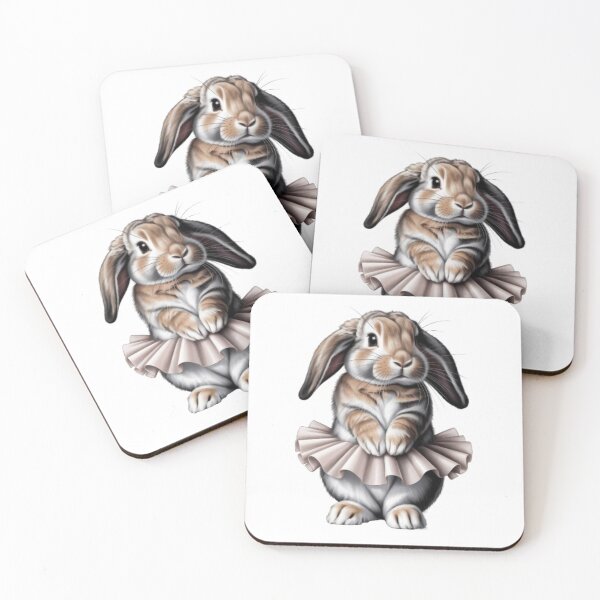 Item preview, Loop Ear Bunny Rabbit Tutu Ballet Realism designed and sold by JediKittenWars.