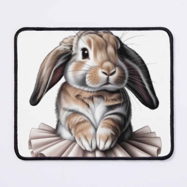 Item preview, Loop Ear Bunny Rabbit Tutu Ballet Realism designed and sold by JediKittenWars.