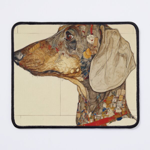 Item preview, Intricate Dachshund Collage designed and sold by lautir.