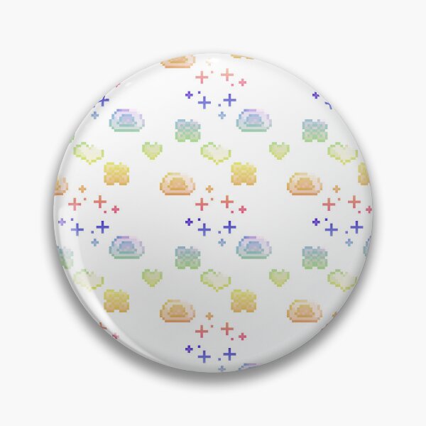 Item preview, kawaii sakura mochi rainbow pixel pattern  designed and sold by cottonlacey.