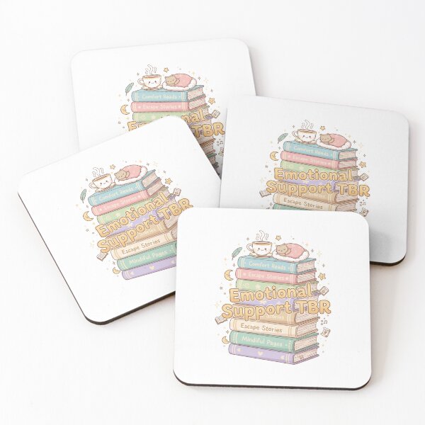 Item preview, Emotional Support TBR Pile Book Lover Design designed and sold by FiveBlessings.