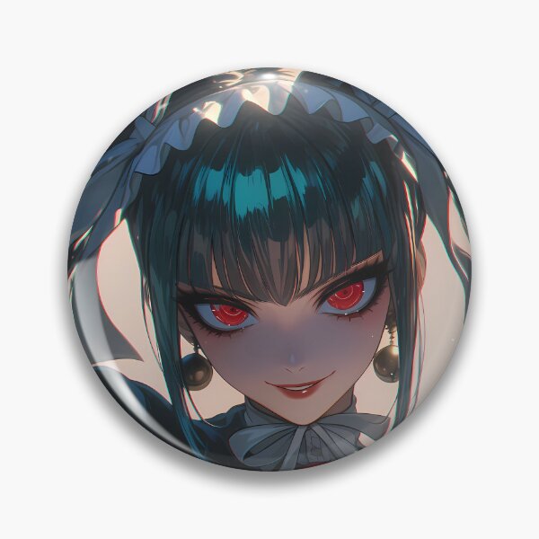 Item preview, Celestia Ludenberg Danganronpa Gothic Lolita Red Eyes Twin Drills designed and sold by 108Recordings.