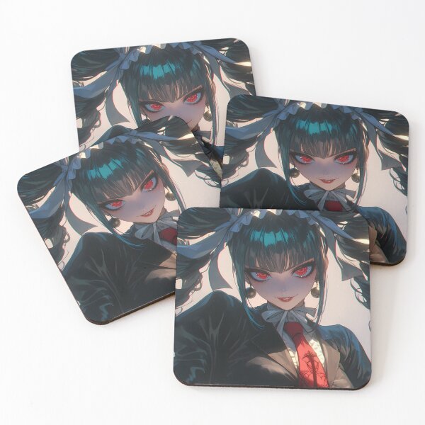 Item preview, Celestia Ludenberg Danganronpa Gothic Lolita Red Eyes Twin Drills designed and sold by 108Recordings.