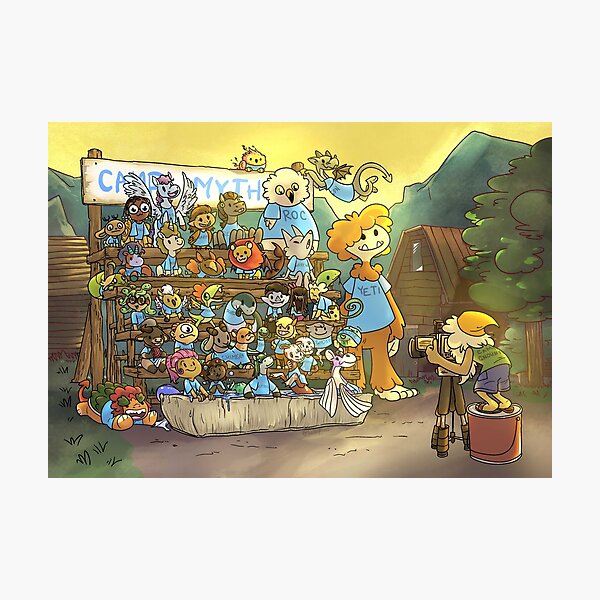 Item preview, Camp Mythic Photo Day designed and sold by hellopuns.
