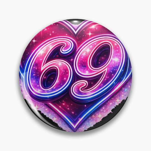 Item preview, Neon Galactic 69 Heart designed and sold by RakyLaky.