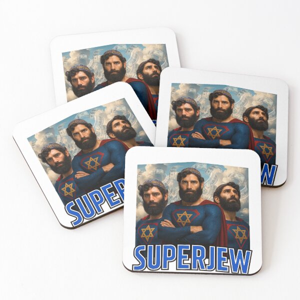 Item preview, Super Jew Funny Superhero Parody Design designed and sold by retrogarms.