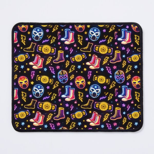 Item preview, Pro Wrestling Neon '80s Pattern designed and sold by ReggieRaggz.