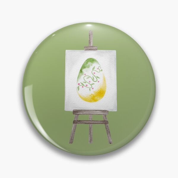 Item preview, Spring Easter Egg Painting on Easel designed and sold by Sagi Jane Art.