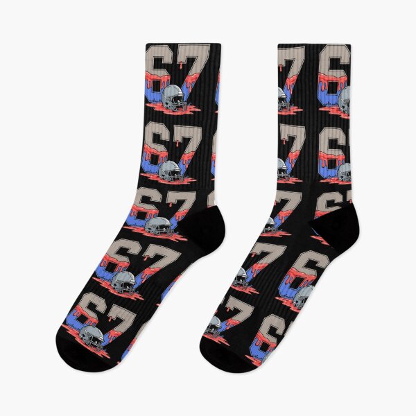 Item preview, football six seven meme funny sports drip design designed and sold by ArtDesignTp.