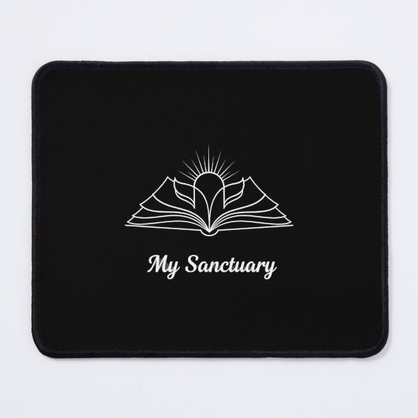 Item preview, Library Is My Third Space Sanctuary Minimalist designed and sold by FiveBlessings.