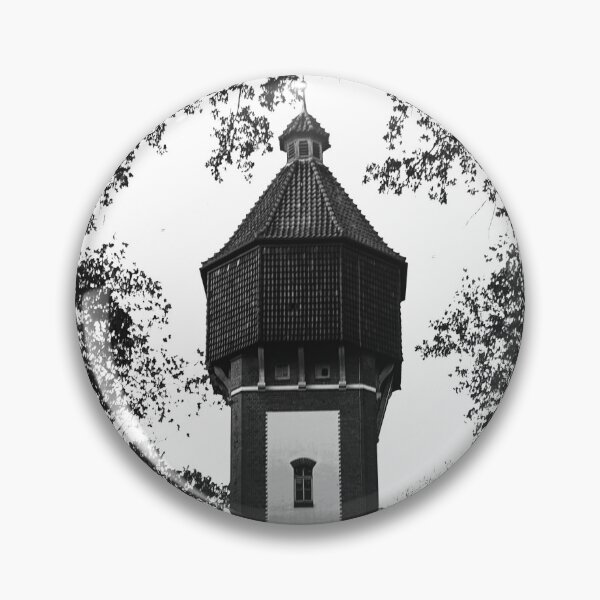 Item preview, Tower amidst trees Black/White designed and sold by Deniis2204.