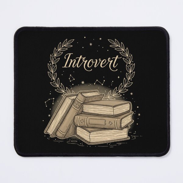 Item preview, Old Books & Social Anxiety Introvert Aesthetic designed and sold by FiveBlessings.