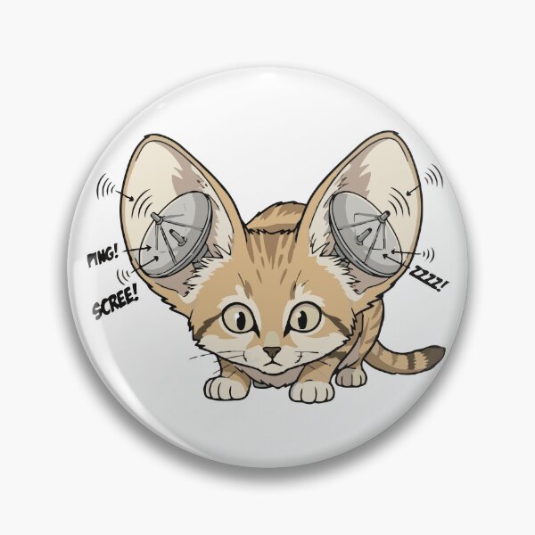 Item preview, Satellite Radar Ears Funny Sand Cat designed and sold by Petzzz.