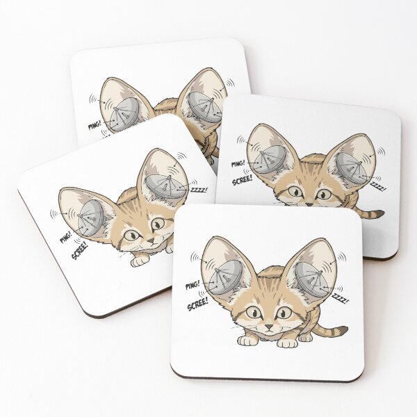 Item preview, Satellite Radar Ears Funny Sand Cat designed and sold by Petzzz.