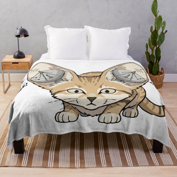 Item preview, Satellite Radar Ears Funny Sand Cat designed and sold by Petzzz.