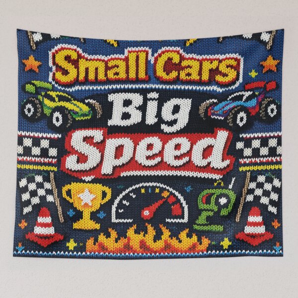 Item preview, Small Cars Big Speed RC Car Model Building Knitting Pattern designed and sold by Mauswohn.