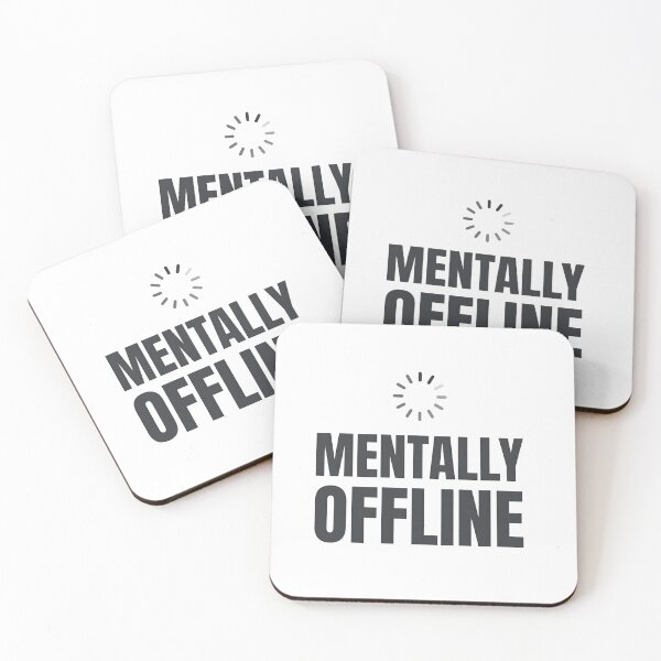 Artikelvorschau, „Mental offline“-Shirt – Lustiges, sarkastisches T-Shirt entworfen und verkauft von hammad-sanih.
