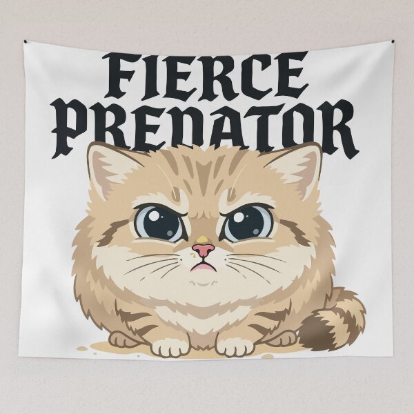 Item preview, Fierce Desert Predator Adorable Sand Cat designed and sold by Petzzz.