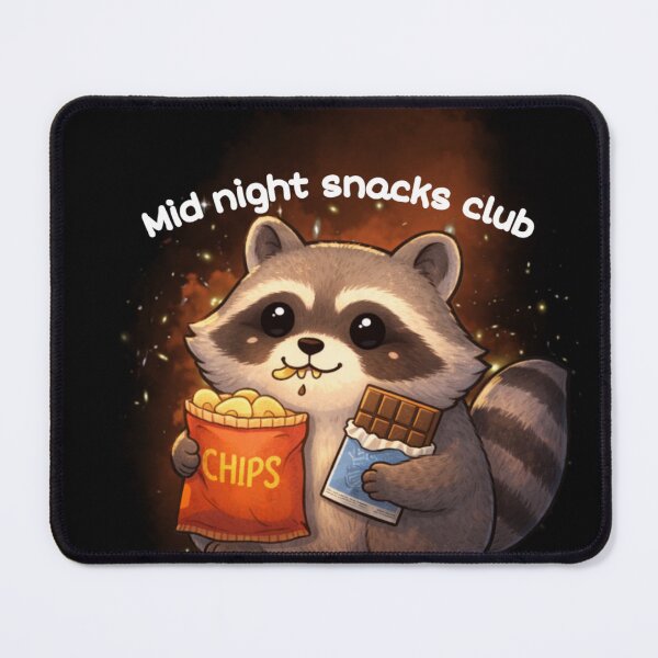 Item preview, Mid night snack club by raccoon  designed and sold by DoneAndDusted.